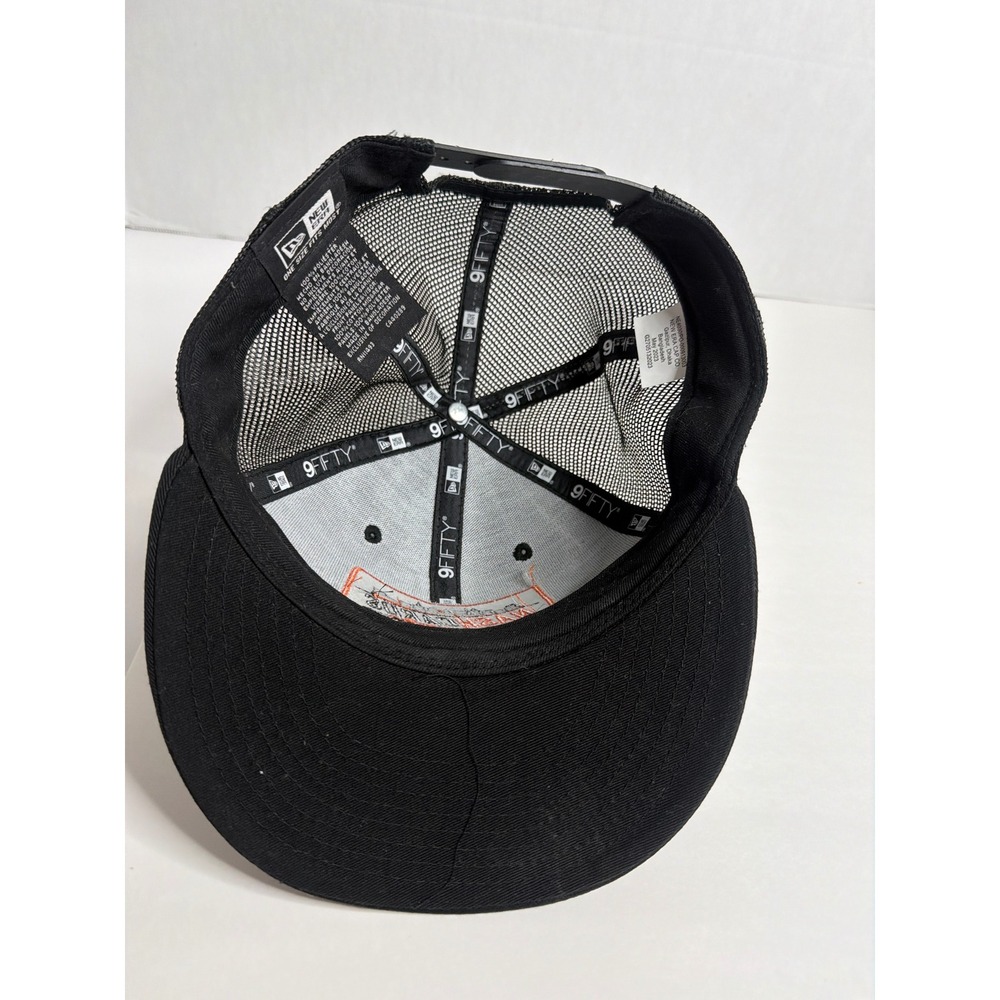 New Era 9FIFTY NashCards Nashville Trucker Hat Black Snapback Cap - Picture 7 of 7